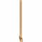 Ekena Millwork Eugene Smooth Timber Gable Bracket, Western Red Cedar, 96"W x 64"H x 3 1/2"D x 3 1/2"F, 16/12 Pitch GBW096X64X0404EUG00SWR - alternate 5